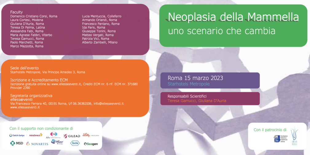 Neoplasia della Mammella: uno scenario che cambia